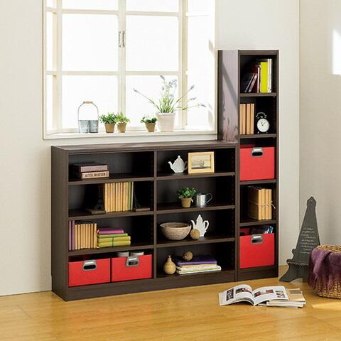 フリーラック 収納棚 幅87cm カウンター下収納 整理棚 ミニラック ラック ローボード 本棚 カラーボックス 収納ボックス 押入れ収納 タナリオ |  | 01