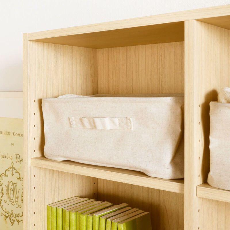 フリーラック オープンラック 本棚 シェルフ 北欧 スリム 木製 木目 収納棚 ディスプレイ 書棚 書斎 シンプル ナチュラルブラウン フルニコ [FUL-1885NA] |  | 02