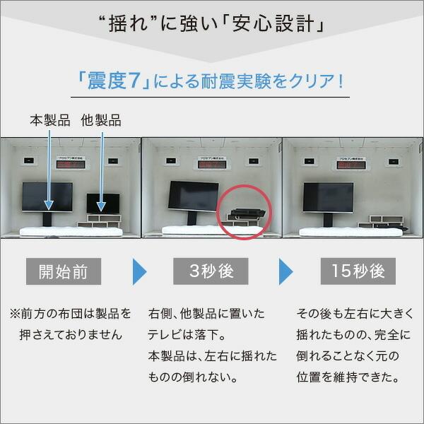 壁寄せテレビスタンド ロースイングタイプ　ロー・ハイ共通 専用棚　SET |  | 08
