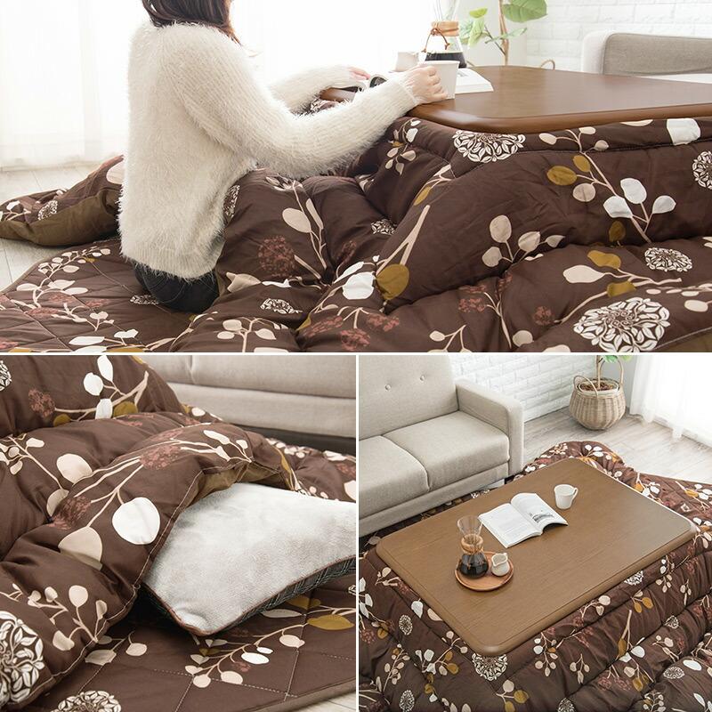 こたつ布団掛敷セット こたつ掛け布団 こたつ敷布団 こたつ敷き布団 こたつ布団 ブラウン 和モダン 和風 北欧 和室 敬老の日 シャンテ26 コタツ |  | 01