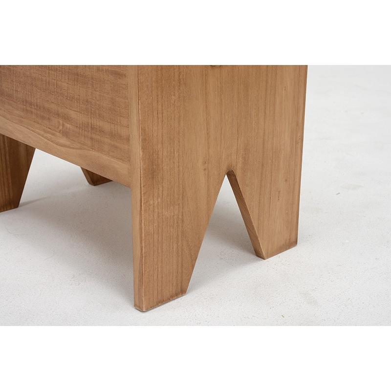 ベンチ 収納ベンチ 幅40cm 収納ボックス 桐 木製 収納スツール オットマン 足置き ボックススツール ダイニングベンチ MBC-6195 |  | 02