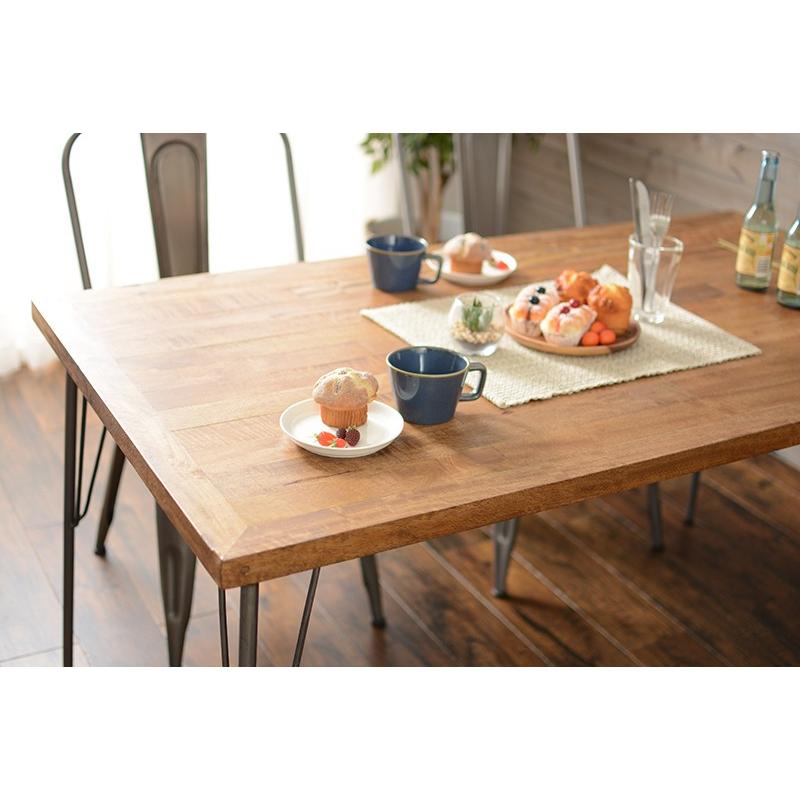 ダイニングテーブル 4人掛け 幅120×奥行80cm ヴィンテージ風 食卓テーブル ダイニング テーブル 単品 テーブルのみ |  | 06