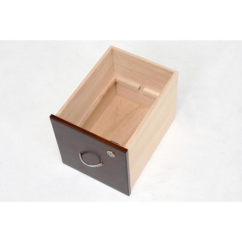 チェスト 木製 鍵付き 引き出し 収納 洋服タンス リビングチェスト 収納棚 桐チェスト ブラウン MCH-6295BR |  | 07