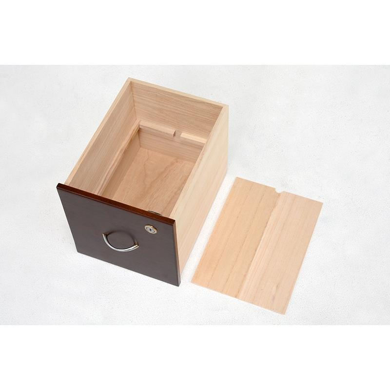 チェスト 木製 鍵付き 引き出し 収納 洋服タンス リビングチェスト 収納棚 桐チェスト ブラウン MCH-6295BR |  | 08