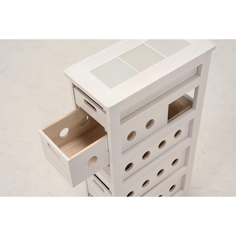 キッチンストッカー キャスター付き 幅20cm キッチン 隙間収納 収納棚 野菜ストッカー リビング 桐 木製 スリム おしゃれ シンプル MUD-6780 |  | 03