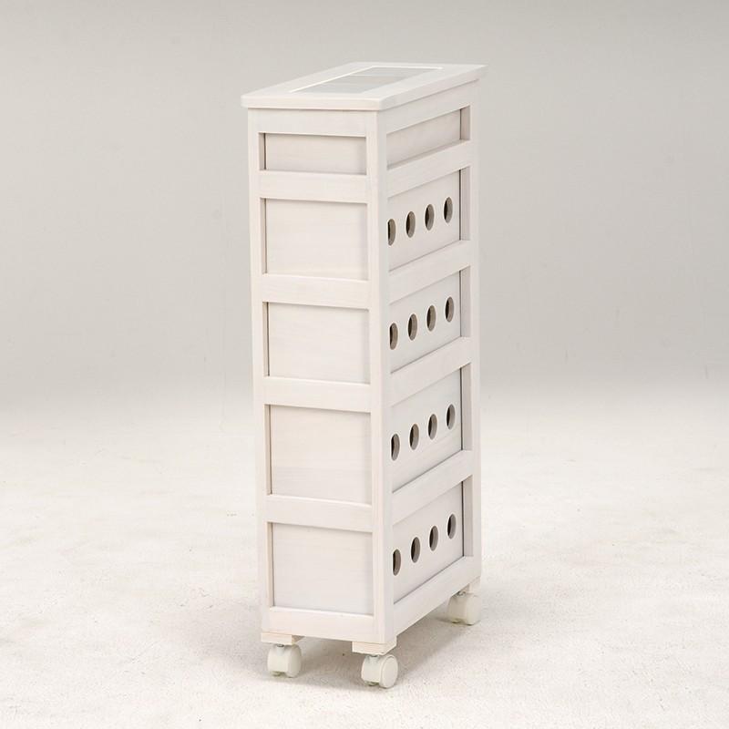 キッチンストッカー キャスター付き 幅20cm キッチン 隙間収納 収納棚 野菜ストッカー リビング 桐 木製 スリム おしゃれ シンプル MUD-6780 |  | 05