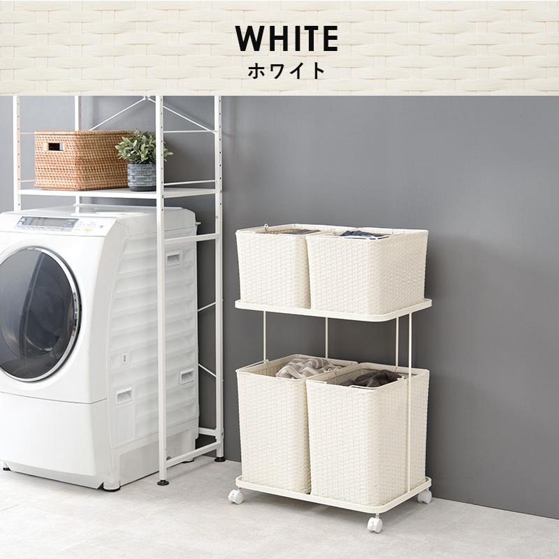 ランドリーラック 4個 ランドリーバスケット キャスター付き ランドリー収納 洗濯籠 洗濯物収納 ランドリーチェスト 通気性 おしゃれ シンプル 洗濯カゴ オシャ |  | 15