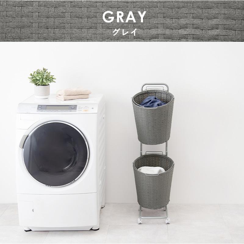 ランドリーラック 丸型 ランドリーバスケット キャスター付き ランドリー収納 洗濯籠 洗濯物収納 ランドリーチェスト 通気性 おしゃれ シンプル 洗濯カゴ オシャ |  | 15