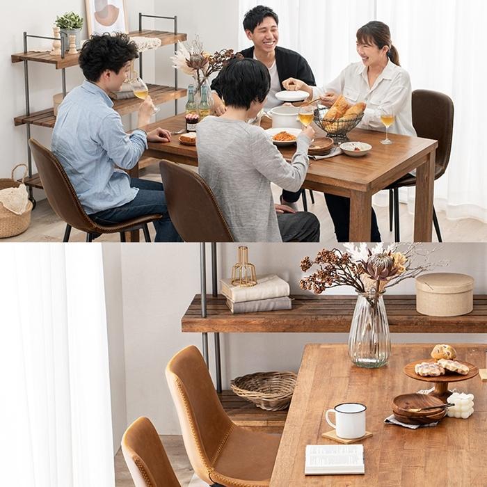 ダイニング５点セット ダイニングテーブルセット 4人掛け コンパクト 木目 カフェ 食卓テーブル イス チェアー 北欧 おしゃれ コンパクト 新婚 |  | 03