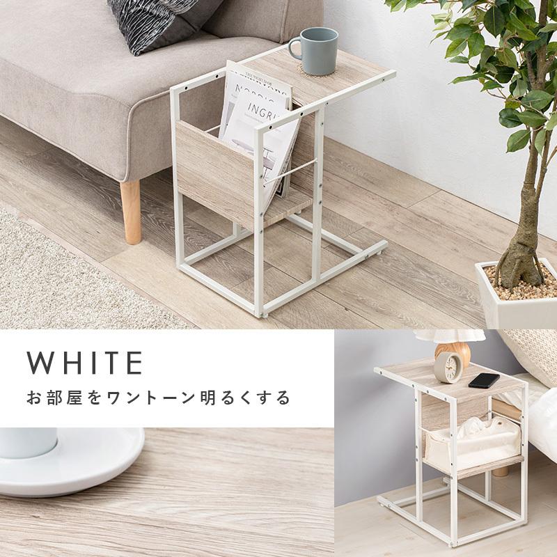 サイドテーブル おしゃれ ソファーテーブル ミニテーブル コンパクト 幅30cm 収納 ナイトテーブル ベッド横 作業台 テレワーク リモートワーク スリム 北欧 |  | 12