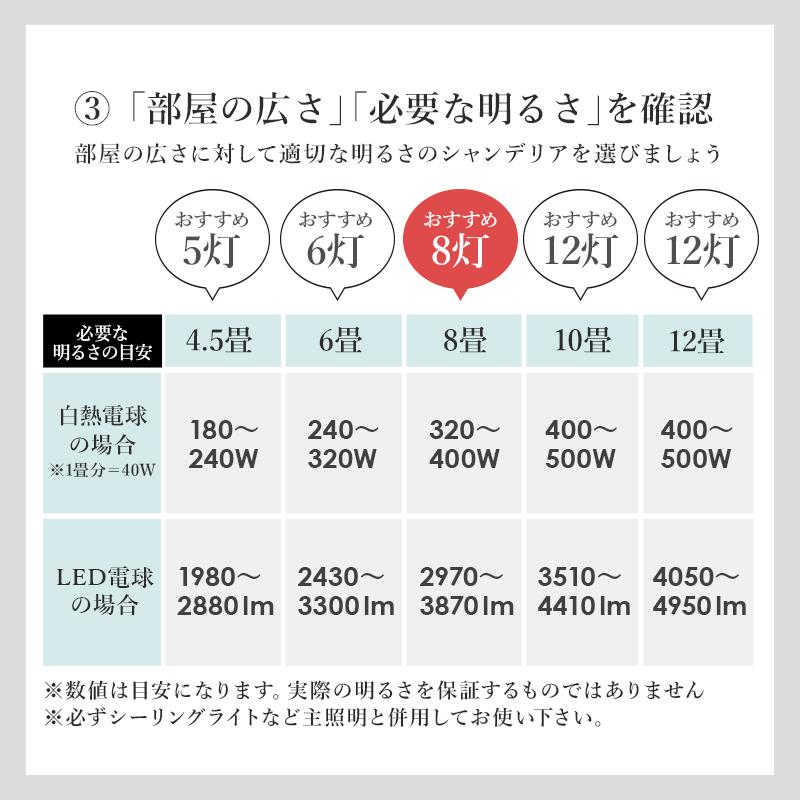 ガラスシャンデリア 8畳 エレガント おしゃれ 照明 簡単取付 リビング ダイニング クラシック きれい キラキラ LED対応 レトロ 天井照明 8灯 |  | 14