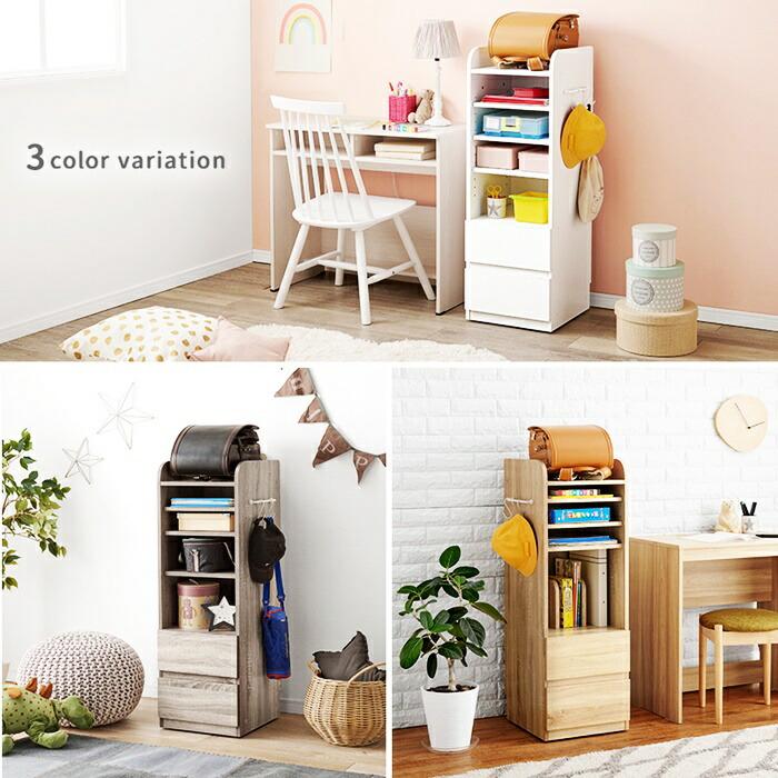 ランドセルラック Bタイプ ランドセル置き ランドセル収納 子ども部屋 キッズ収納 キッズファニチャー 木製 グレー ナチュラル ホワイト おしゃれ 北欧 カントリ | ブランド登録なし | 03