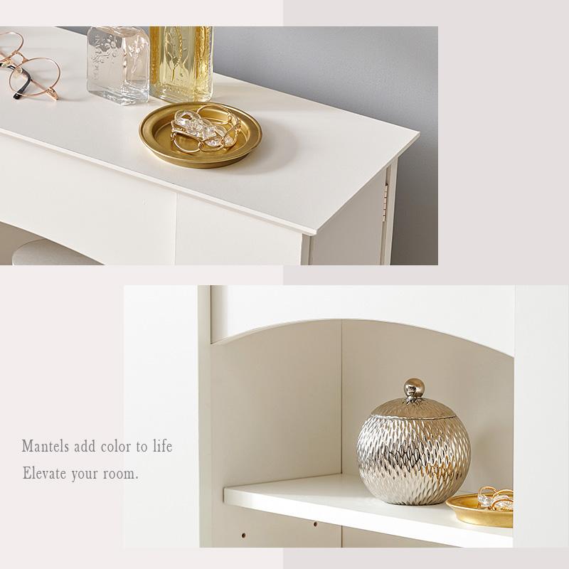 マントルピース 3段 飾り棚 見せる収納 キャビネット コンソール サイドラック リビング収納 オープンラック オープン収納 リビングラック サイドボード 木製 | ブランド登録なし | 03