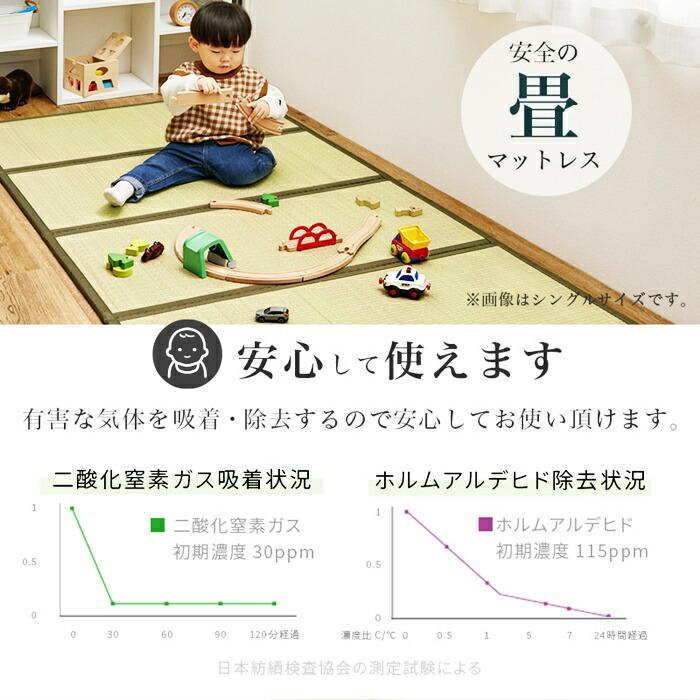 畳ベッド セミダブルサイズ 敷布団対応 和モダン 和風 レトロ ヘッドレス コンパクト 省スペース たたみベッド ベッドフレーム 通気性 湿気対策 高さ調整 高さ調 | ブランド登録なし | 07