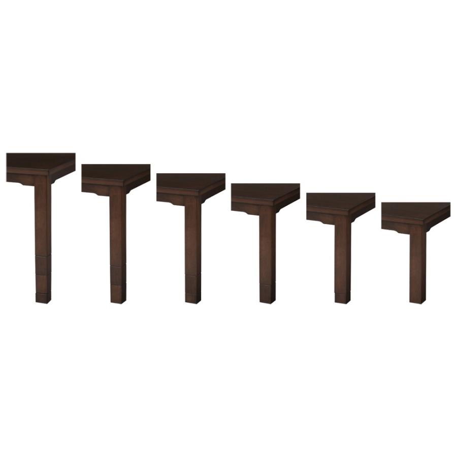 こたつテーブル 105×80cm 長方形 おしゃれ ダイニングこたつ コタツ 6段階高さ調節 高さ調整 オールシーズン KOT-7310DBR-105 |  | 11