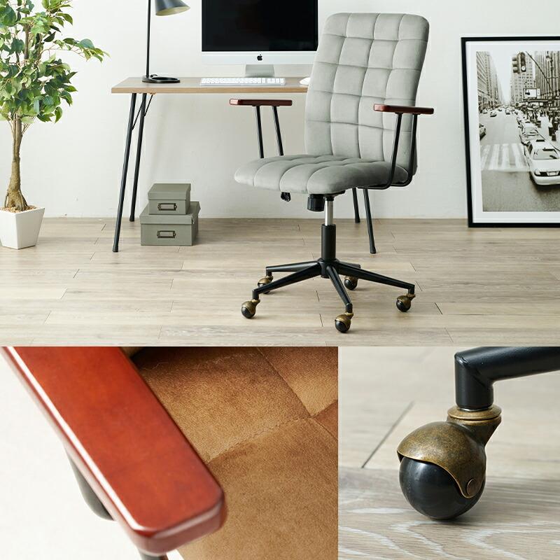 オフィスチェア ロッキング おしゃれ オフィスチェア ワークチェア キャスター付き 回転チェア 昇降 高さ調整 パソコンチェアー 高級感 LHC-4473 |  | 02