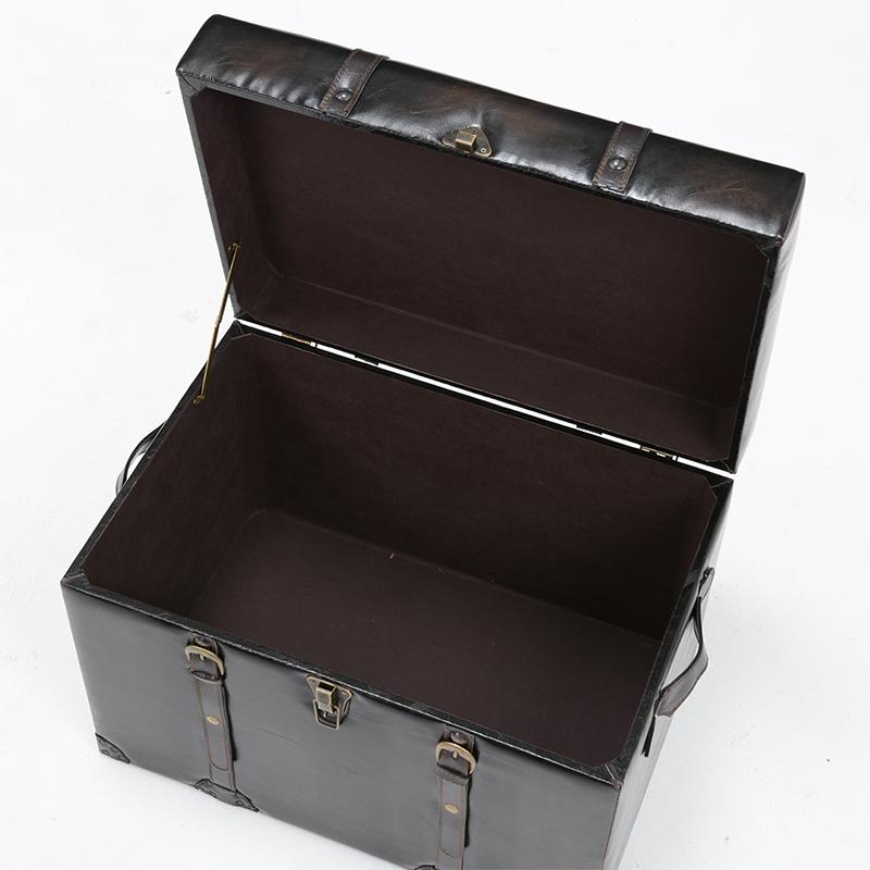 トランク型収納スツール チェスターシリーズ 収納スツール 椅子 チェア いす MC-6001DBR |  | 02