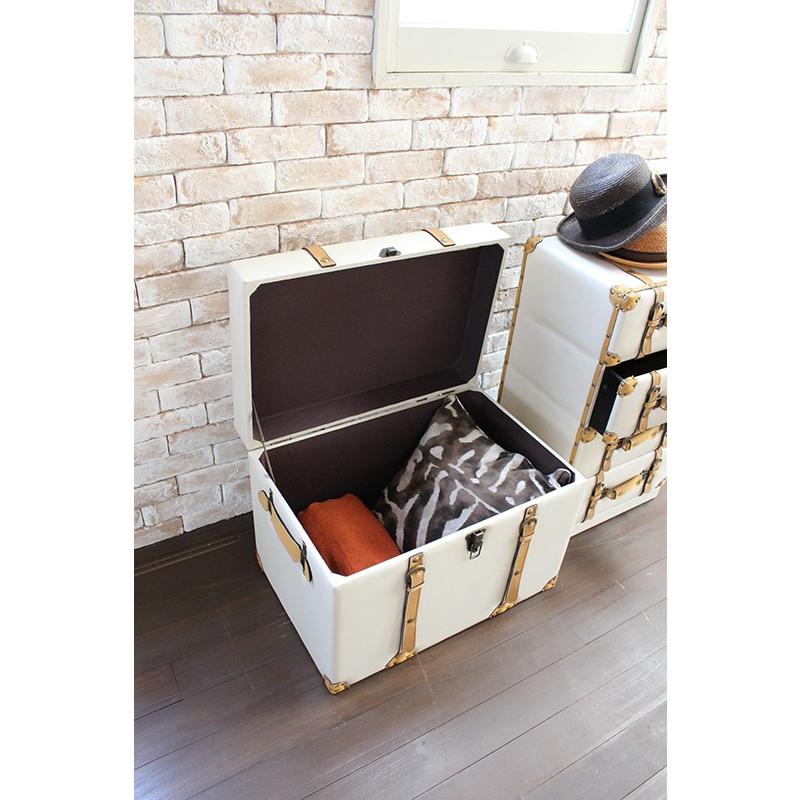 トランク型収納スツール 椅子 チェア チェスターシリーズ 収納スツール いす MC-6001IV |  | 03