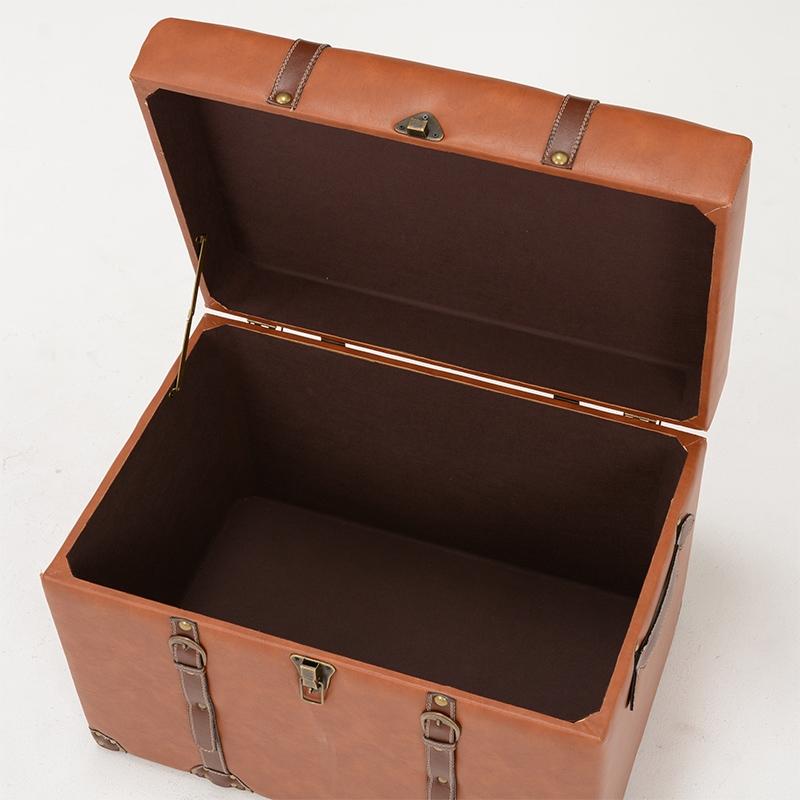 トランク型収納スツール 椅子 チェスターシリーズ 収納スツール チェア  MC-6001LBR |  | 02