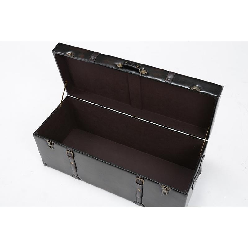 トランク型収納スツール チェア 椅子 チェスターシリーズ 収納スツール MC-6002DBR |  | 02