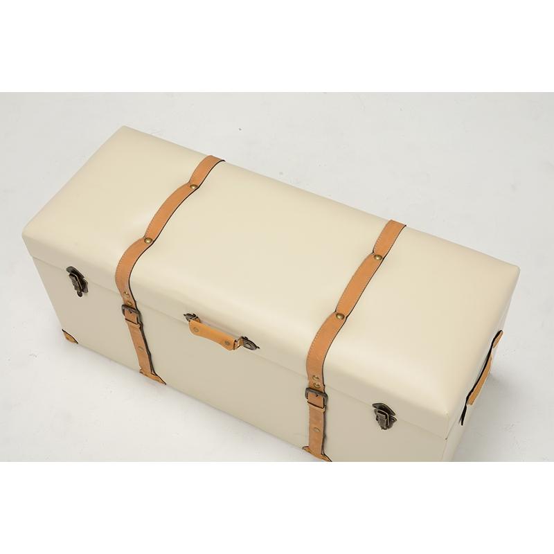 トランク型収納スツール 椅子 チェスターシリーズ 収納スツール チェア 長椅子 ベンチ MC-6002IV |  | 01