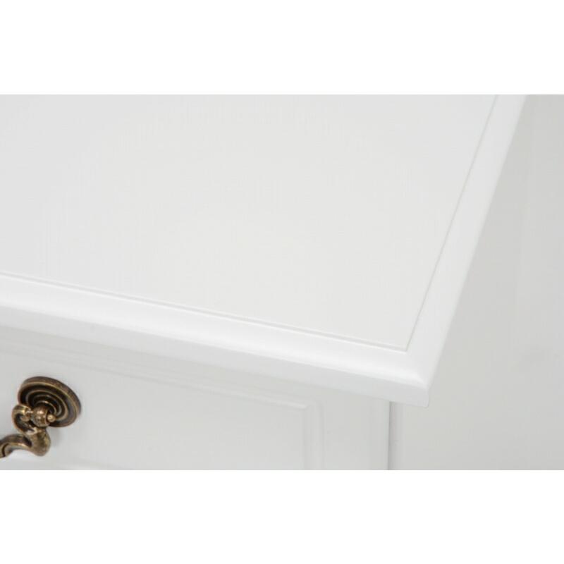 チェスト 猫脚 アンティーク 白 5段 ワイドチェスト おしゃれ かわいい 脚付き 木製 リビング タンス 収納 ホワイト MCH-6328 |  | 03