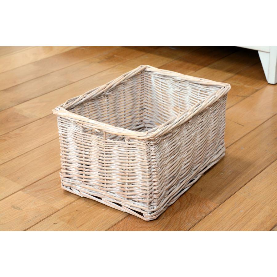 チェスト 幅60cm アンティーク調リビングチェスト 完成品 4段 奥行30 バスケット付 収納家具 MCH-5216AW |  | 03