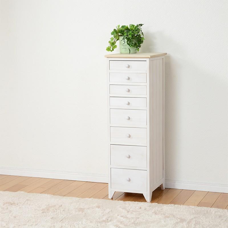 チェスト 多段チェスト 収納 書類収納ラック 書類入れ フレンチカントリーチェスト 木製 完成品 MCH-5261NAW |  | 04