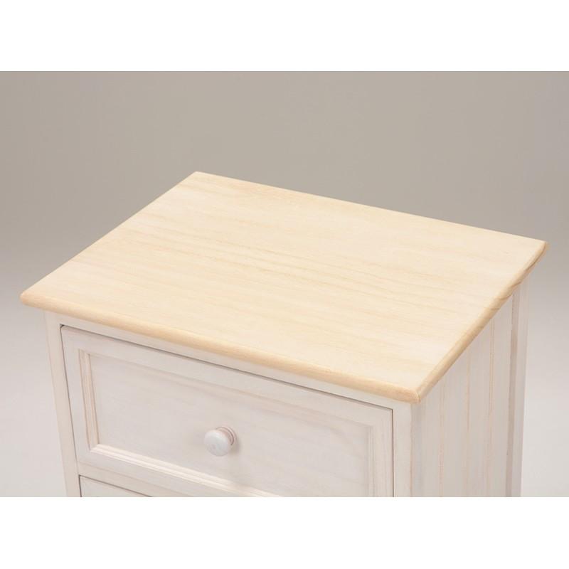 チェスト 5段 フレンチカントリーハイチェスト 大容量 収納家具 タンス 箪笥 電話台 完成品 棚 MCH-5275NAW |  | 01