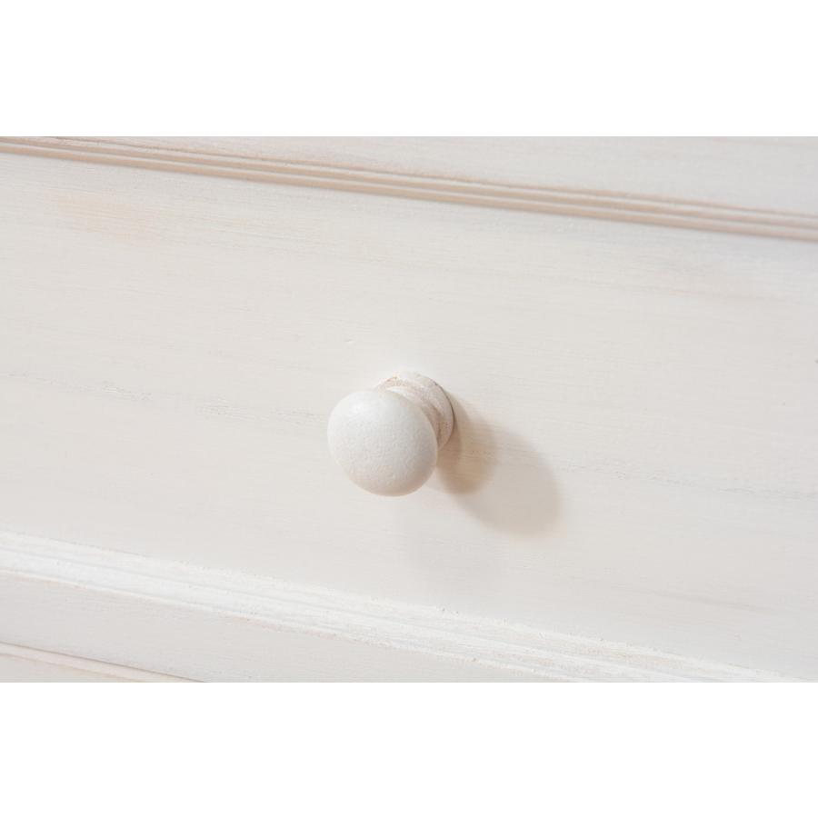 チェスト 5段 フレンチカントリーハイチェスト 大容量 収納家具 タンス 箪笥 電話台 完成品 棚 MCH-5275NAW |  | 05