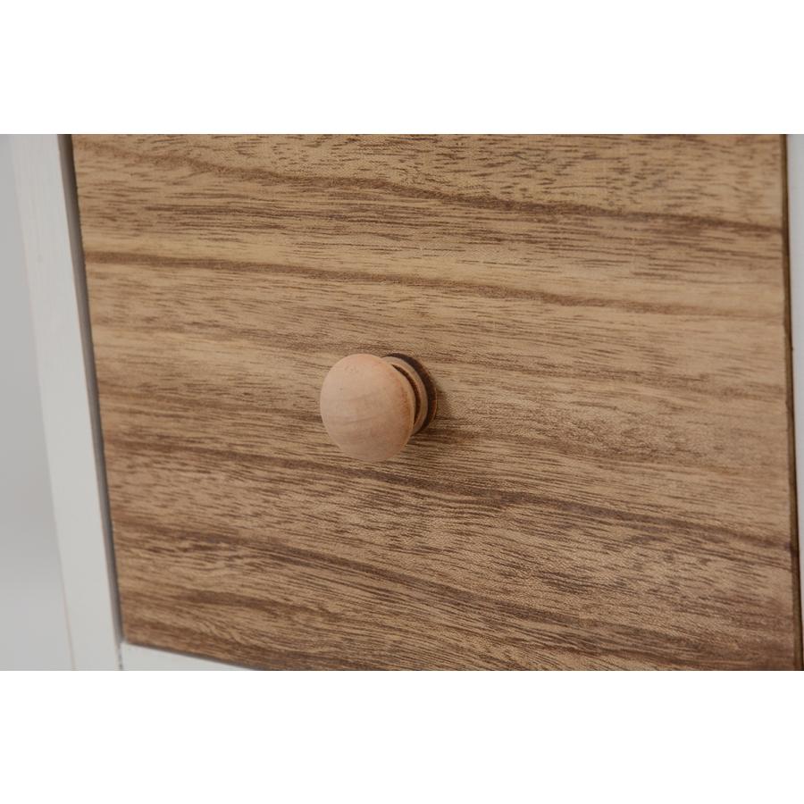 チェスト 幅90cm 3段 ワイドチェスト ローチェスト アンティーク調チェスト 完成品 MCH-5714AW |  | 03