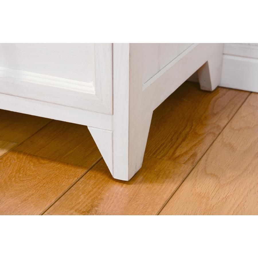 チェスト 幅85cm 4段 ワイドチェスト ローチェスト アンティーク調チェスト 完成品 リビング収納 MCH-5717AW |  | 11