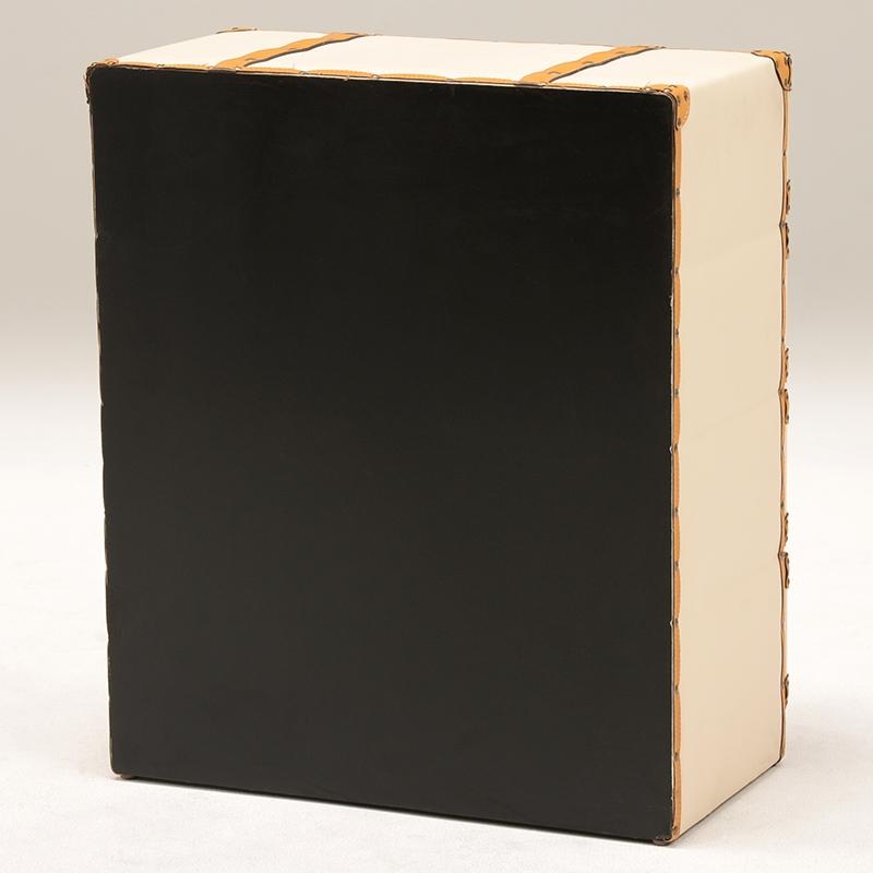 トランク型 チェスト 4段 トランク収納 合成皮革 収納家具 衣類収納 小物収納 デザイン MCH-6014IV |  | 05