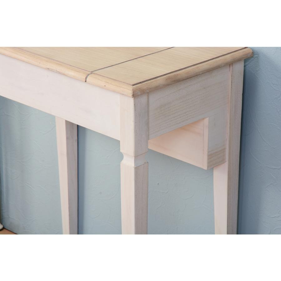 機能的コンパクトドレッサー スツール付 ドレッサーテーブル 幅60cm 1面鏡ドレッサー 化粧台 スツール付き  MD-5295NAW |  | 06