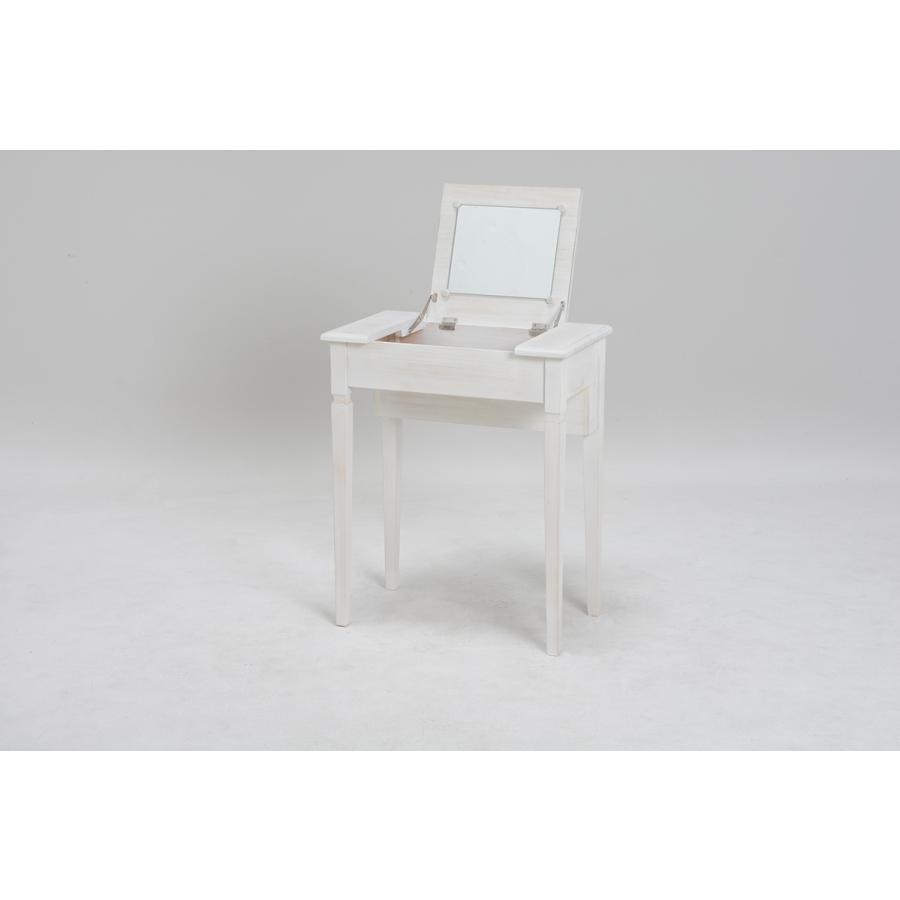 機能的コンパクトドレッサー スツール付 ドレッサーテーブル 幅60cm 1面鏡ドレッサー 化粧台 スツール付き MD-5295WS |  | 02