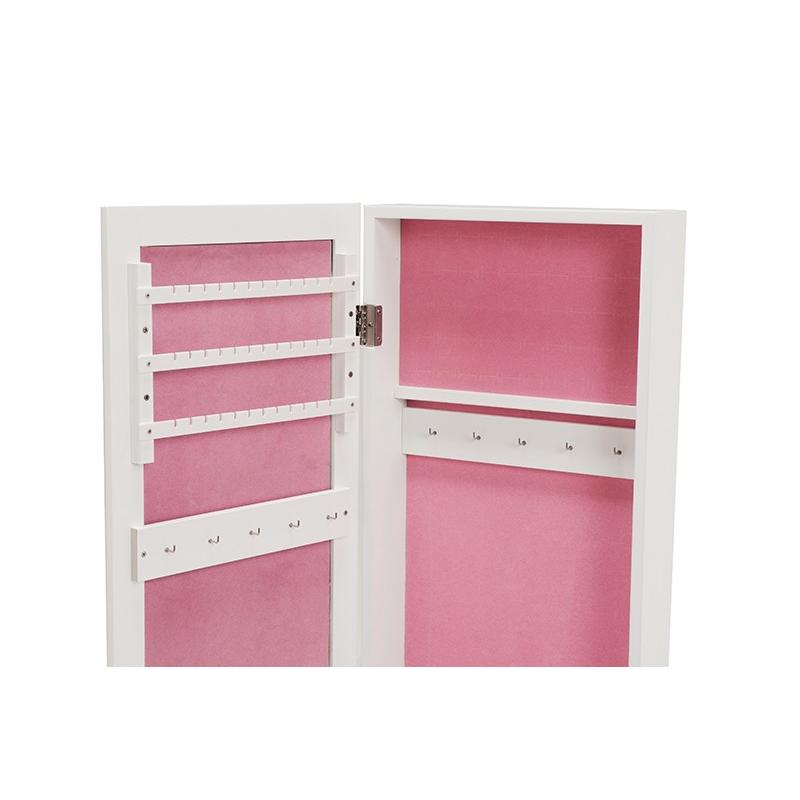 スタンドミラー 姿見 デザインスタンドミラー 全身鏡 収納 鏡 小物入れ MD-6565WH |  | 15