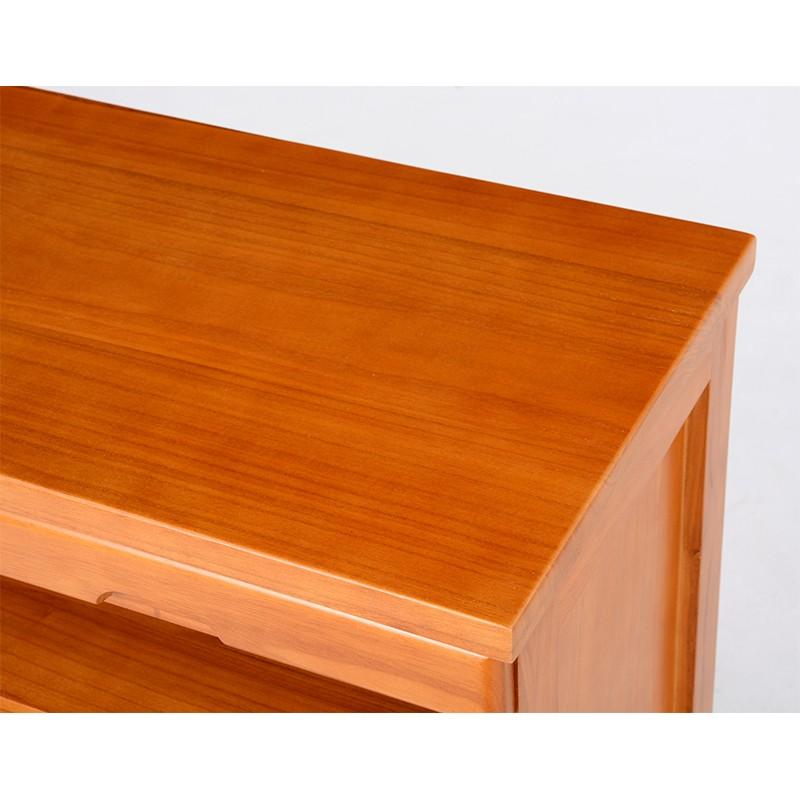 キャビネット 鍵付き 幅70cm 木製 FAX台 リビング キッチン ラック シェルフ 収納家具 収納棚 MFX-6231NA |  | 02