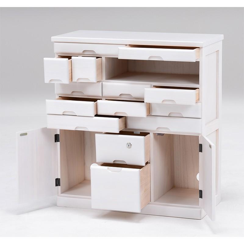 キャビネット 鍵付き 幅70cm 木製 キッチン ラック シェルフ 収納家具 収納棚 おしゃれ MFX-6231WS |  | 01