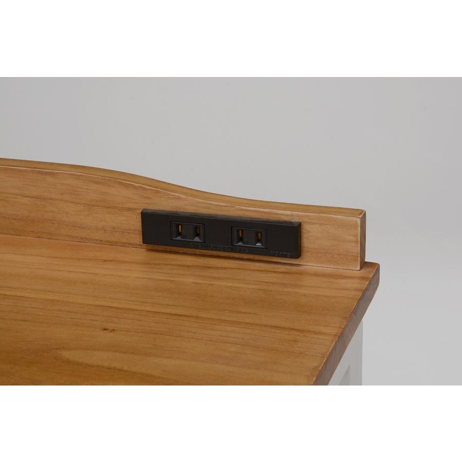 キャビネット 鍵付き 幅48cm 隠しキャスター付き コンセント付き ラック シェルフ 扉付き 収納家具 収納棚 MFX-8207NW |  | 03