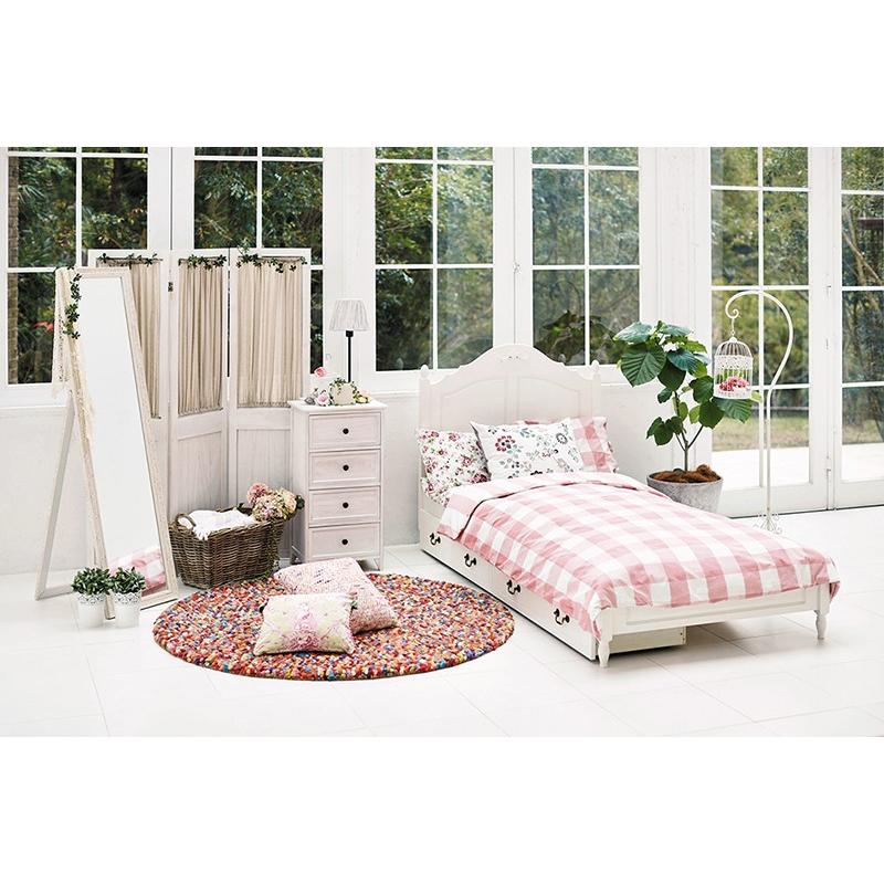 パーテーション 3連 シャビーウッド フレンチカーテン 間仕切り つい立 MS-5413AW |  | 08