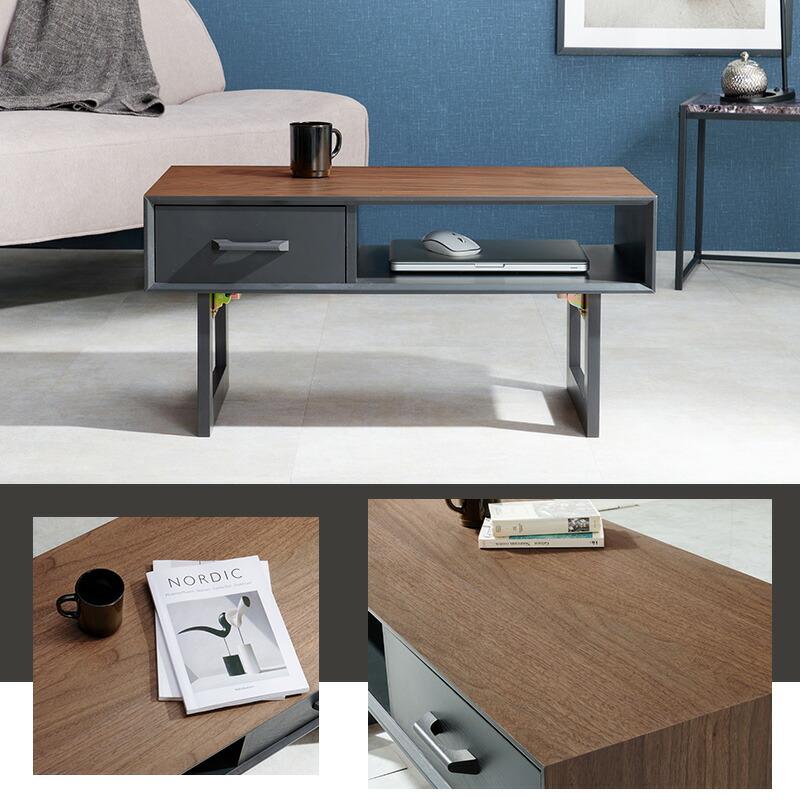 折れ脚テーブル センターテーブル 幅80 ローテーブル 折りたたみ 引き出し 収納 おしゃれ モダン 北欧 木製 ソファーテーブル リビング MT-6395 |  | 16