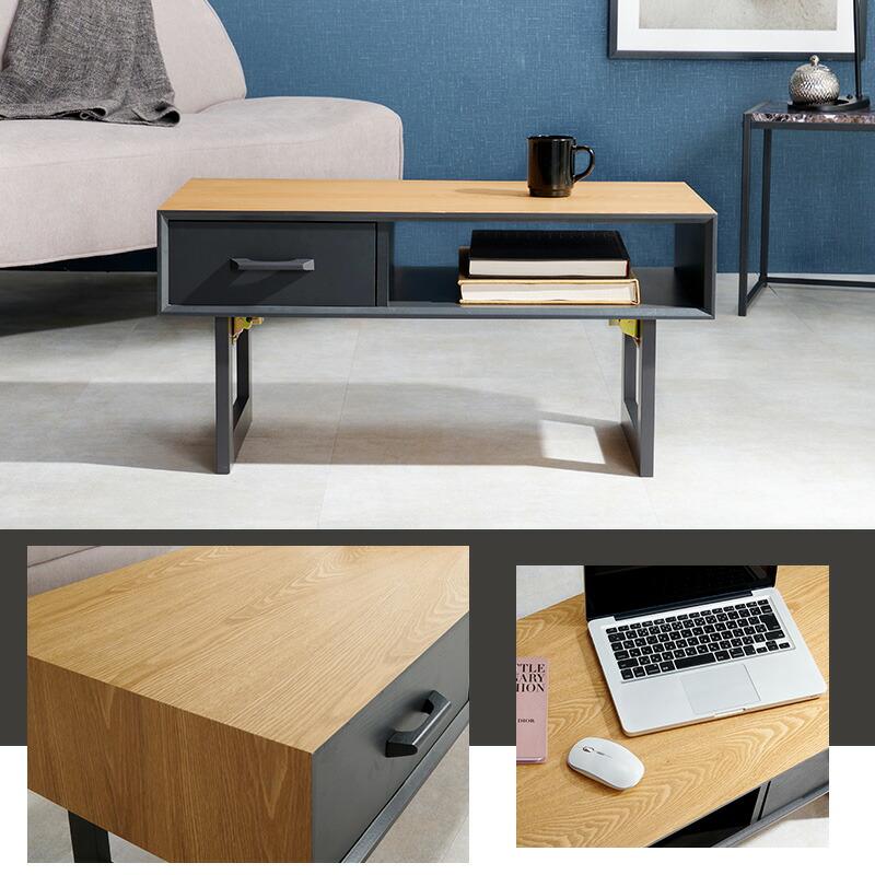 折れ脚テーブル センターテーブル 幅80 ローテーブル 折りたたみ 引き出し 収納 おしゃれ モダン 北欧 木製 ソファーテーブル リビング MT-6395 |  | 18