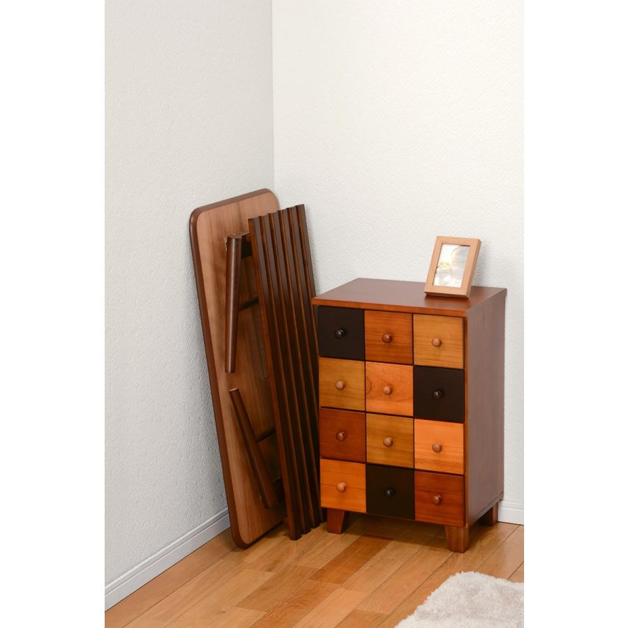 テーブル ローテーブル 長方形折れ脚 センターテーブル テーブル テーブル  棚 MT-6921BR |  | 03