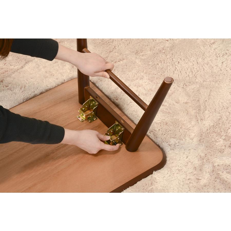 テーブル ローテーブル 長方形折れ脚 センターテーブル テーブル テーブル  棚 MT-6921BR |  | 04