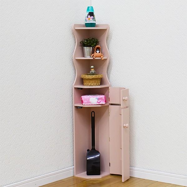 トイレ 収納 コーナー 16 16 トイレラック コーナータイプ 棚 ラック 棚 収納ラック サニタリー お洒落 MTR-7005PI |  | 02