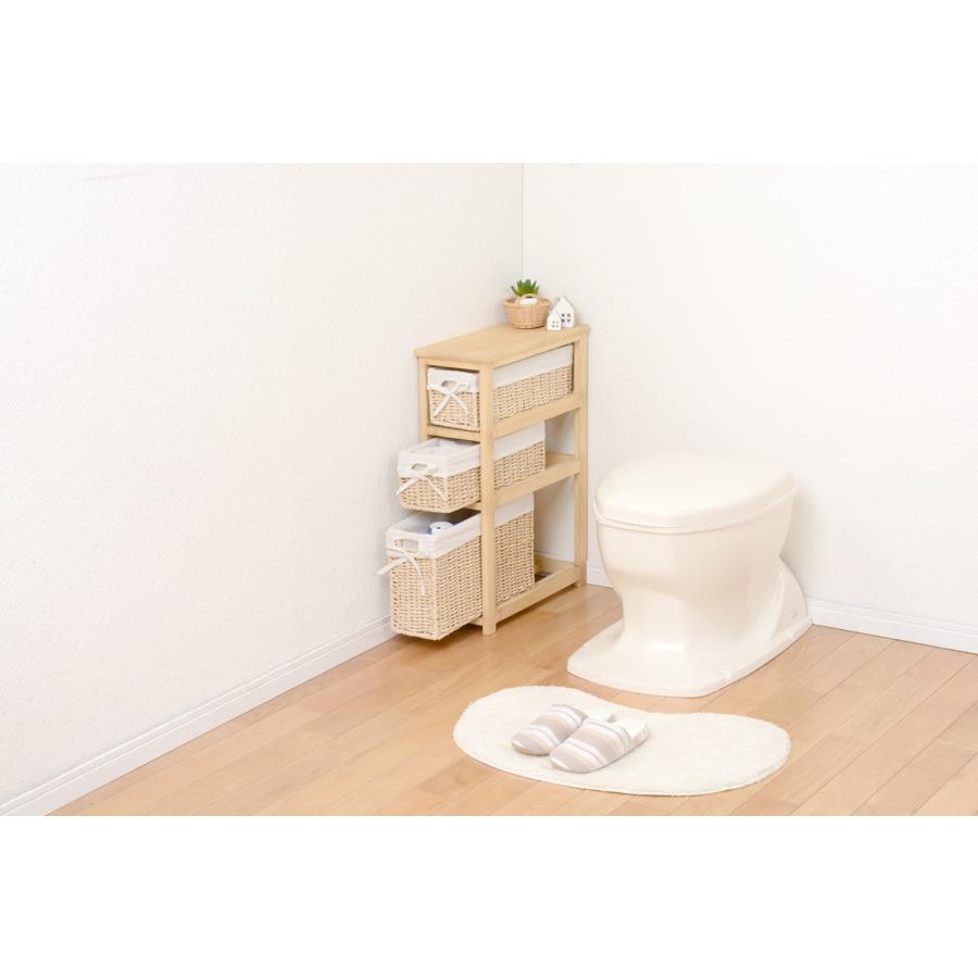 トイレラック 棚 サニタリーラック ラック トイレラック 収納ラック  完成品MTR-7300NA |  | 02