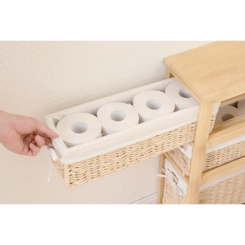 トイレラック 棚 サニタリーラック ラック トイレラック 収納ラック  完成品MTR-7300NA |  | 04