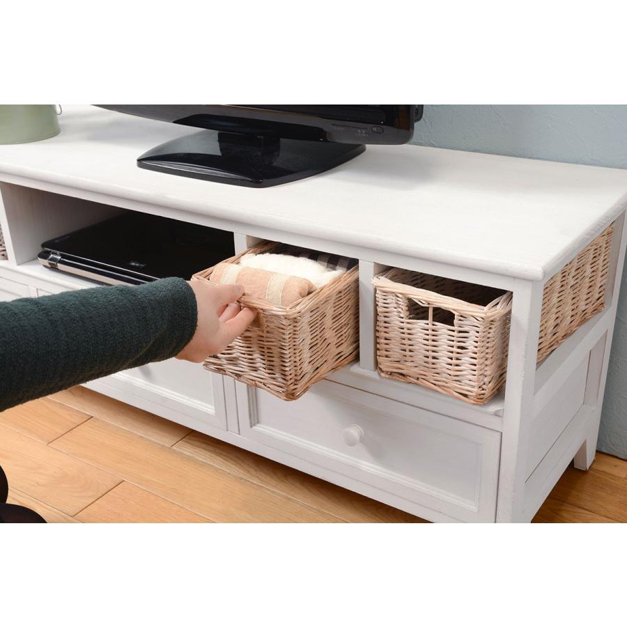 テレビ台 完成品 ローボード テレビ台 テレビボード バスケット付 36インチ 36型 収納 MTV-5712AW |  | 07