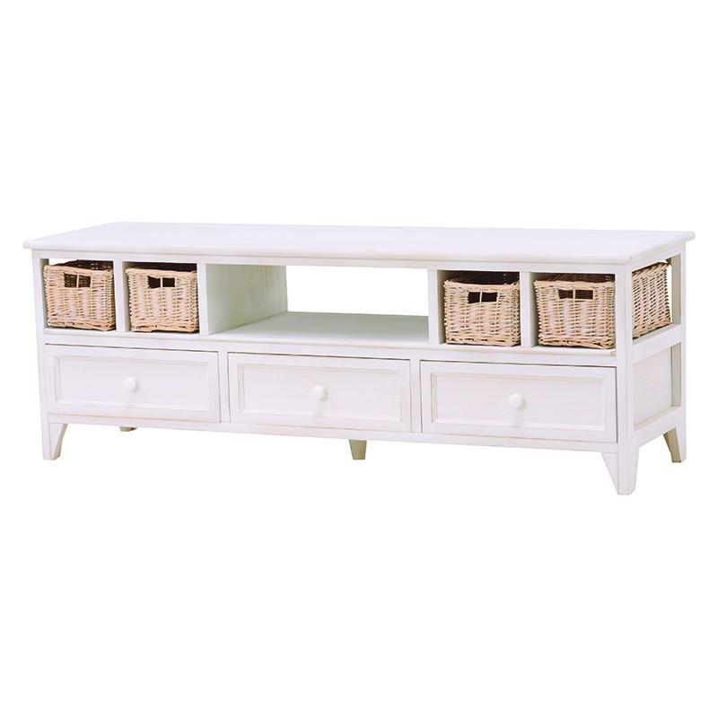 テレビ台 完成品 ローボード テレビ台 テレビボード バスケット付 36インチ 36型 収納 MTV-5712AW |  | 08