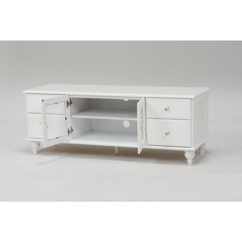 テレビ台 120 テレビボード ローボードTV台 エレガント メルヘン収納 46型 46インチ 46V MTV-5882WH |  | 01